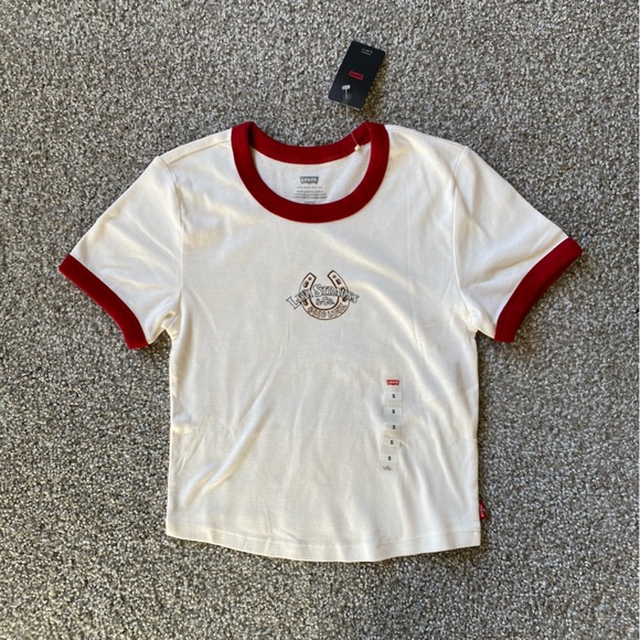 Levi’s Graphic Mini Ringer Tee - Picture 7 of 12